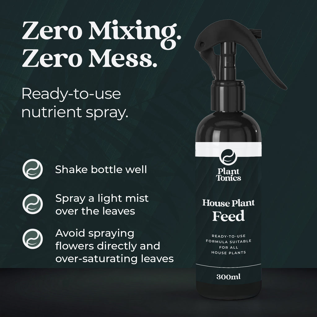 Plant Tonics House Plant Feed ready-to-use 300ml houseplant fertiliser spray