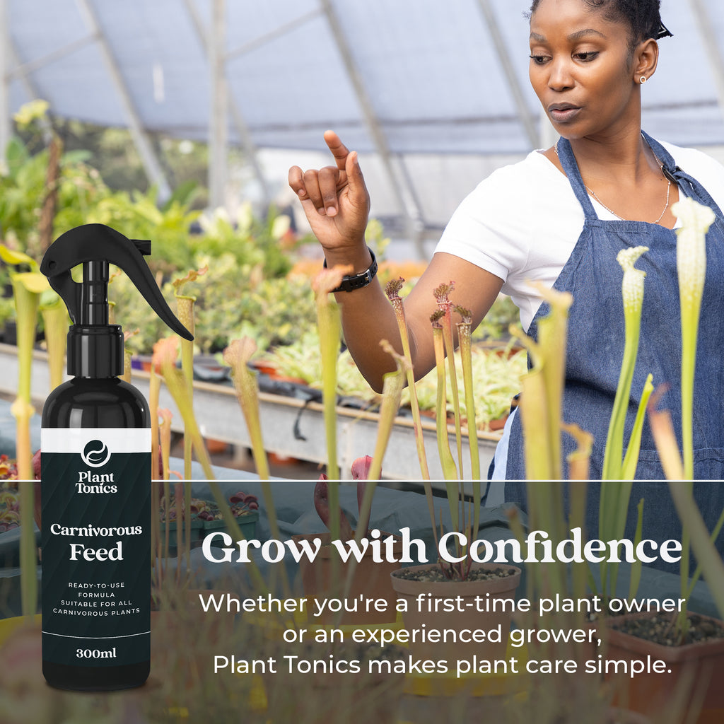 Plant Tonics Carnivorous Plant Feed ready-to-use 300ml spray for Venus Flytraps and Pitcher plants