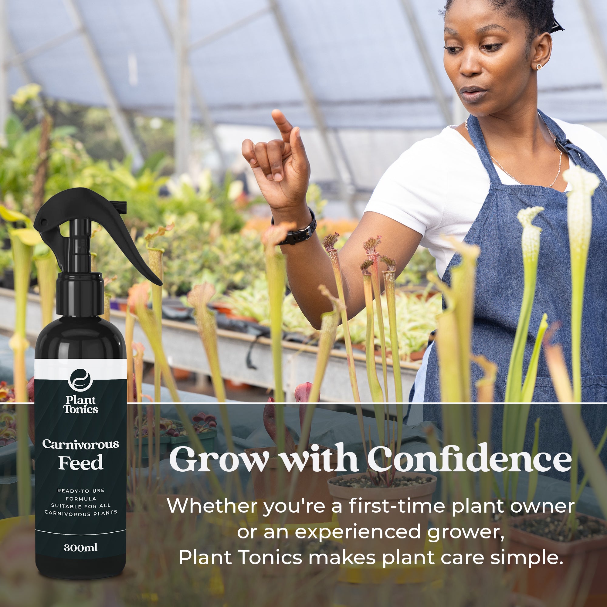 Plant Tonics Carnivorous Plant Feed ready-to-use 300ml spray for Venus Flytraps and Pitcher plants