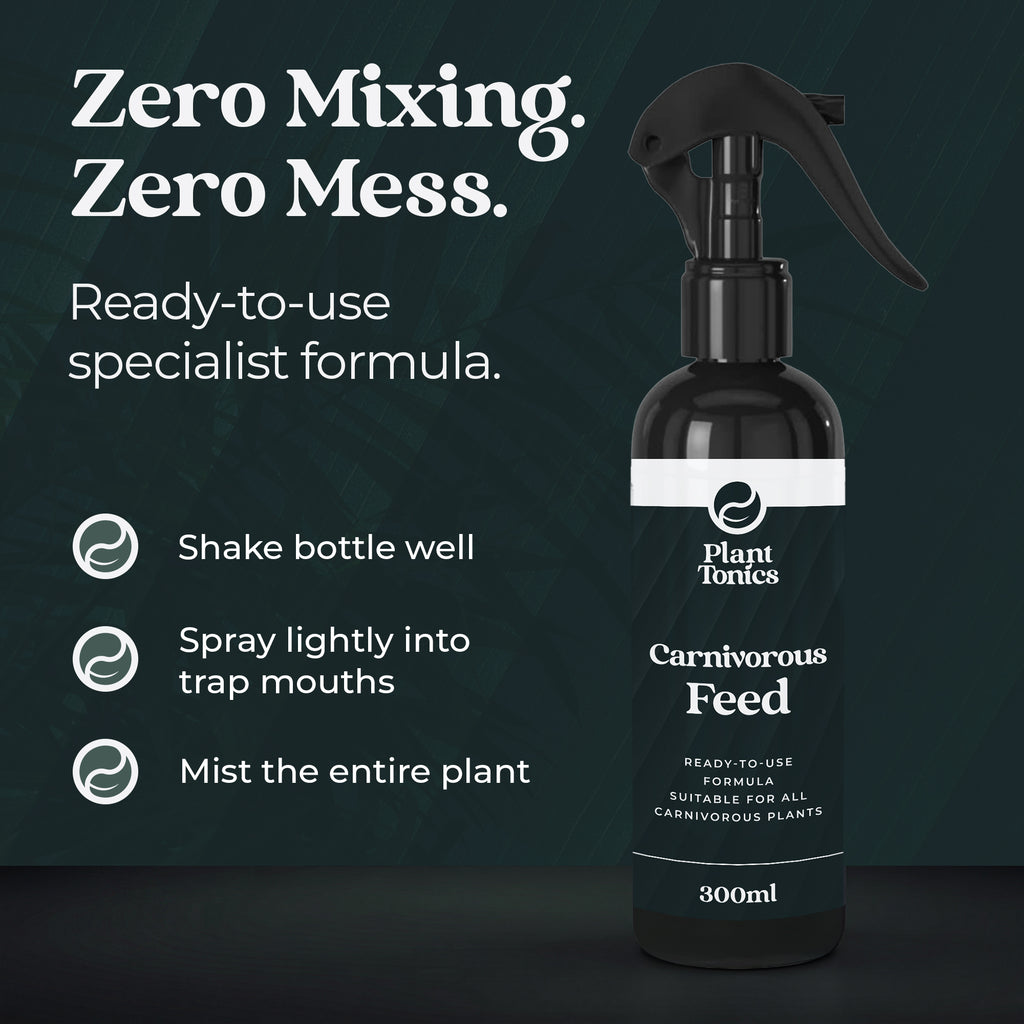 Plant Tonics Carnivorous Plant Feed ready-to-use 300ml spray for Venus Flytraps and Pitcher plants